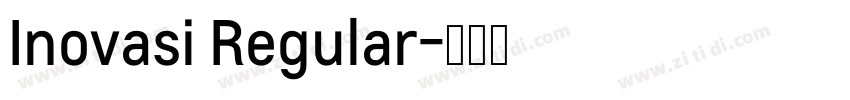 Inovasi Regular字体转换